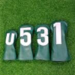  поддельный кожа Golf Club покрытие износостойкость водонепроницаемый покрытие зеленый. короткая клюшка Golf Club аксессуары 