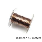  медь линия колесо 0.3x50m/ шт QA-1-155 полиуретан 