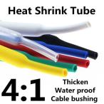 Hickening shrinkage4:1. сжатие камера клей . двойной стена камера диаметр 3/5/6/8/10/12mmthickened водонепроницаемый кабель картер 