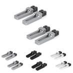 Motorcycle Front Rear Footrests Foot Pegs Fit For Honda CBR600F CBR600RR 900RR FIREBLADE CBR1000RR VTR1000 CB600F HORNET CB1000R
