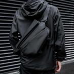 Mate elan-男性用防水クロスボディバッグ ミニマリストショルダーバッグ ファッショナブル 個性 プレミアムブラック 新品