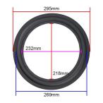 Ghtxamp- мощный сабвуфер динамик 12 дюймовый 295mm резиновый Surround ремонт детали складной край 218mm 2 шт 