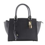 ショッピングサマンサタバサ Samantha Thavasa サマンサタバサ サマンサマイン ハンドバッグ レザー 黒 レディース【H130825554】中古