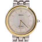 SEIKO セイコー エクセリーヌ 060275 腕時計 K18YG×SS クオーツ アナログ表示 レディース アイボリー文字盤【H131626139】中古