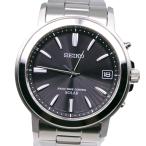 SEIKO セイコー 7B52-0AF0 腕時計 SS ソーラー時計 アナログ表示 メンズ 黒文字盤【H170825467】中古