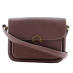 CARTIER カルティエ マストライン ヴィンテージ ショルダーバッグ カーフ ボルドー レディース【I111525021】中古