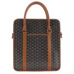 ショッピングゴヤール GOYARD ゴヤール ブルゴーニュ トートバッグ ハンドバッグ PVC 黒 ユニセックス【I111526042】中古