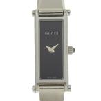 GUCCI グッチ 1500L 腕時計 SS クオーツ アナログ表示 レディース 黒文字盤【I120126006】中古