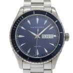 HAMILTON ハミルトン ジャズマスター H375510 腕時計 SS クオーツ アナログ表示 メンズ ネイビー文字盤【I120126071】中古