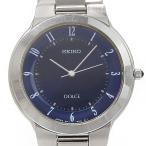 SEIKO セイコー ドルチェ 8J41-6190 SACM097 腕時計 SS クオーツ アナログ表示 メンズ 青文字盤【I130226060】中古