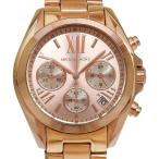 Michael Kors マイケルコース ブラッドショー MK-5799  金メッキ クオーツ クロノグラフ レディース ゴールド文字盤【I140226051】中古