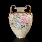 NORITAKE Noritake Old Noritake золотая краска роза .. уголок ваза M-NIPPON печать 1910 год примерно ( Meiji 43 год примерно ) America экспорт предназначенный керамика [I151926006]