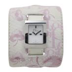 Dior クリスチャンディオール マリス D78-109 腕時計 SS×レザー クオーツ アナログ表示 レディース【I160225014】中古