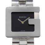 GUCCI グッチ Gスクエア 3600J 腕時計 SS クオーツ アナログ表示 ユニセックス 黒文字盤【I160226003】中古