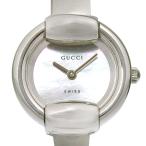 GUCCI グッチ 1400L 腕時計 SS クオーツ アナログ表示 レディース ホワイトシェル文字盤【I160226006】中古