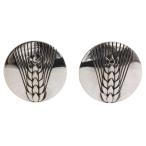 Georg Jensen ジョージジェンセン 麦 稲穂 #78B カフス シルバー925 メンズ【I160424211】中古