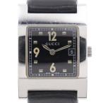 GUCCI グッチ 7700L 腕時計 SS×レザー �