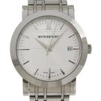 BURBERRY バーバリー BU1350 腕時計 SS クオーツ アナログ表示 メンズ シルバー文字盤【I170225018】中古