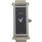 GUCCI グッチ 1500L 腕時計 SS クオーツ アナログ表示 レディース 黒文字盤【I190125010】中古