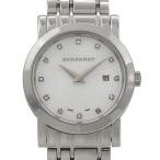 BURBERRY バーバリー ヘリテージ 12Pダイヤ BU1370 腕時計 SS シルバー クオーツ レディース ホワイトシェル文字盤【I203125015】中古