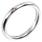 ティファニー TIFFANY&Co. スタッキング バンド 11号 リング 指輪 シルバー925 ピンクサファイア 約2.47g【I210724005】中古