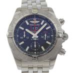 BREITLING ブライトリング クロノマット ブラックバード A4436010/BB71 腕時計 SS シルバー 自動巻き クロノグラフ【I220225006】中古