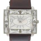 Folli Follie フォリフォリ WF74006SP 腕時計 SS×型押しレザー クオーツ アナログ表示 ボーイズ シルバーシェル文字盤【I220724055】中古