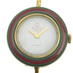 GUCCI グッチ チェンジベゼル 腕時計 金メッキ クオーツ アナログ表示 レディース 白文字盤【I220725007】中古