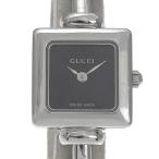 GUCCI グッチ バングルウォッチ 1900L 腕時計 SS クオーツ アナログ表示 レディース 黒文字盤【I220725022】中古