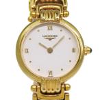 LONGINES ロンジン L6.200.2 腕時計 金メッキ クオーツ アナログ表示 レディース 白文字盤【M132626004】中古