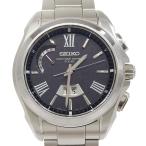 SEIKO セイコー ブライツ デイデイト 8B43-0AF0/SAGA083 腕時計 SS ソーラー電波時計 アナログ表示 メンズ 黒文字盤【M140326001】中古