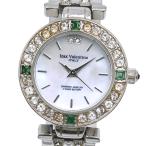 Izax Valentino アイザックバレンチノ 腕時計×プラチナメッキ シルバー レディース【M152225005】中古
