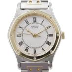 SEIKO セイコー オクタゴン 1221-0040 腕時計 SS×金メッキ シルバー クオーツ アナログ表示 レディース 白文字盤【M191825007】中古