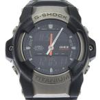 CASIO カシオ G-SHOCK Gショック GS-300 腕時計 チタン×ラバー クオーツ アナログ表示 メンズ 黒文字盤【M200825009】中古