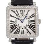 FRANCK MULLER フランクミュラー マスタースクエア アフターダイヤ  腕時計 SS×ダイヤモンド クオーツ シルバー文字盤【R143026002】中古