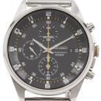 SEIKO セイコー クロノグラフ 7T92-0MF0 腕時計 SS クオーツ クロノグラフ メンズ 黒文字盤【R150126020】中古