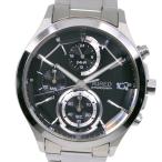 SEIKO セイコー ワイアード リフレクション WIRED VR33-0AA0 腕時計 SS クオーツ クロノグラフ メンズ 黒文字盤【S120426895】中古