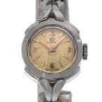 OMEGA オメガ アンティーク Cal.244 腕時計 SS 手巻き アナログ表示 レディース アイボリー文字盤【S122126019】中古