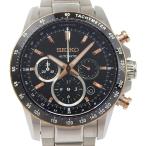SEIKO セイコー ブライツ フェニックス メカニカル 700本限定 8R28-00K0 腕時計 自動巻き クロノグラフ メンズ 黒文字盤【S122726034】中古