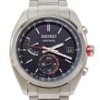 SEIKO セイコー アストロン 8B63-0BA0 腕時計 チタン ソーラー電波時計 多針アナログ表示 メンズ 黒文字盤【S122726035】中古