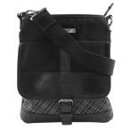 BURBERRY BLACK LABEL バーバリーブラックレーベル チェック ショルダーバッグ ナイロンキャンバス 黒 メンズ【S132525734】中古