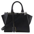 FENDI フェンディ プチトロワジュール 2WAYショルダー 8BH333 ハンドバッグ レザー 黒 レディース【S151625131】中古