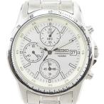 SEIKO セイコー セイコーセレクション クロノグラフ 7T92−0DW0 腕時計 SS クオーツ クロノグラフ メンズ 【S170425447】中古