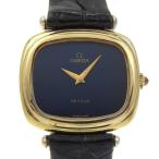 OMEGA オメガ デビル 39.305.087 腕時計 金メッキ 黒 手巻き アナログ表示 レディース 黒文字盤【S180225661】中古