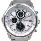 SEIKO セイコー WIRED ワイアード ニュースタンダード AGAV425 VK67-K090 腕時計 クオーツ クロノグラフ 白文字盤【S191925038】中古