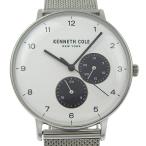 Kenneth Cole ケネスコール KC50236005 腕時計 SS ホワイト クオーツ 多針アナログ表示 メンズ 白文字盤【S191925043】中古