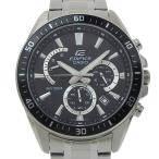 CASIO カシオ エディフィス EFR-552D-1A3 腕時計 SS シルバー クオーツ クロノグラフ メンズ 黒文字盤【S191925054】中古