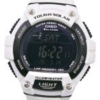 CASIO カシオ スタンダード W-S220C-7BJF 腕時計 SS×樹脂系 白 ソーラー時計 デジタル表示 メンズ 黒文字盤【Y192025028】中古