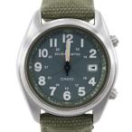 CASIO カシオ オーバーランド ウェーブセプター OVW-100BJ-3AJF 腕時計 SS 緑 ソーラー電波時計 メンズ 緑文字盤【Y192025036】中古