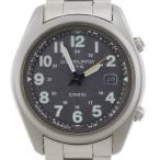 CASIO カシオ オーバーランド ウェーブセプター OVW-100TDJ 腕時計 チタン シルバー ソーラー電波時計 アナログ表示 【Y192025037】中古